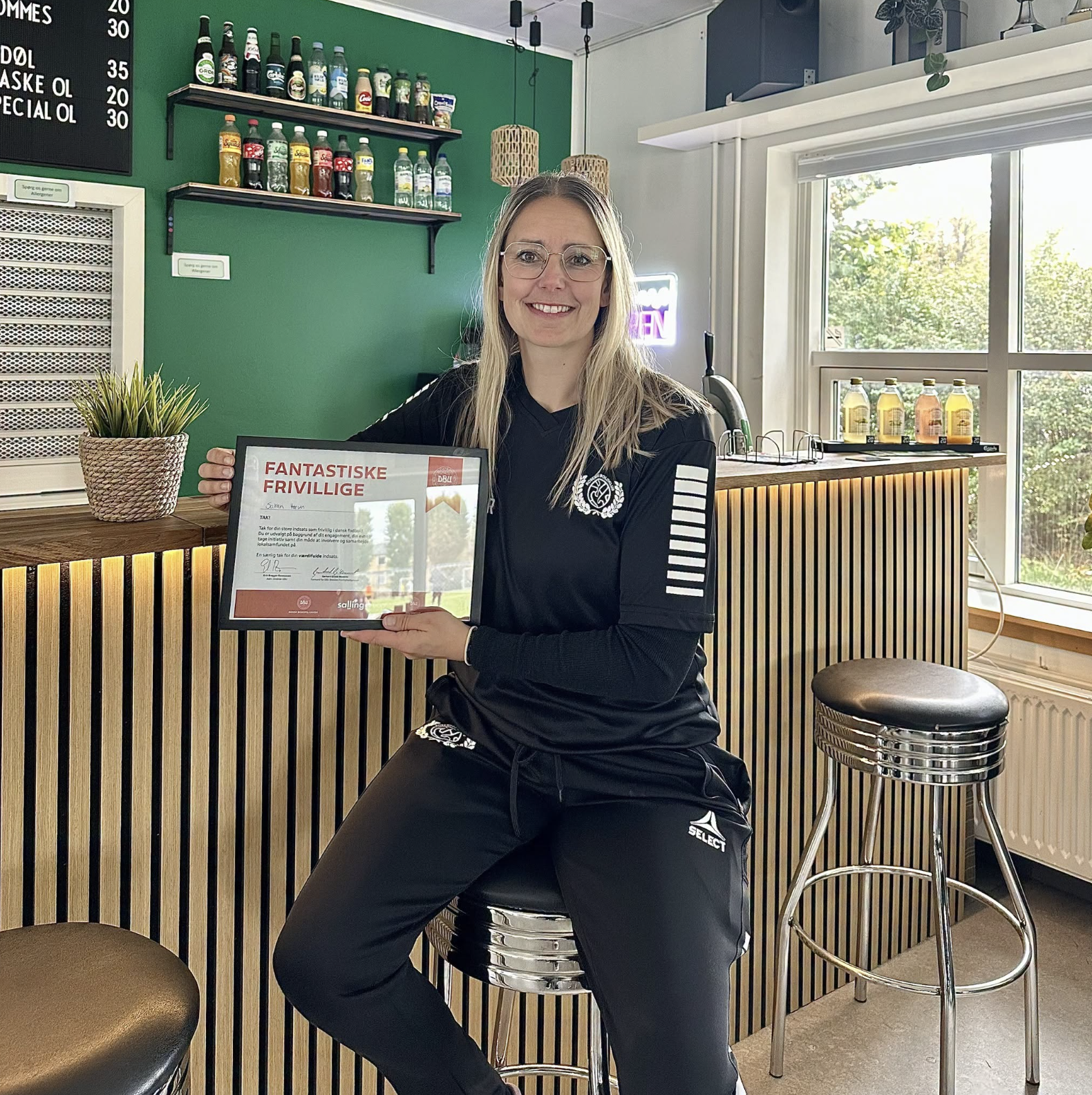SARAH ER FANTASTISK FRIVILLIG!