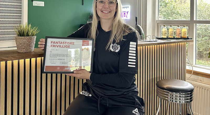 SARAH ER FANTASTISK FRIVILLIG!